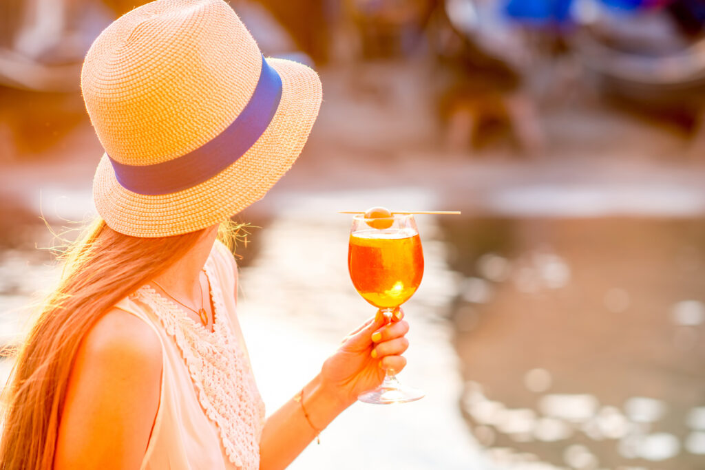 Tasting a spritz in Venice